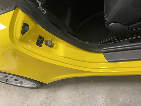 int&eacute;rieurs portes 3M jaune ultra Gloss Racing
